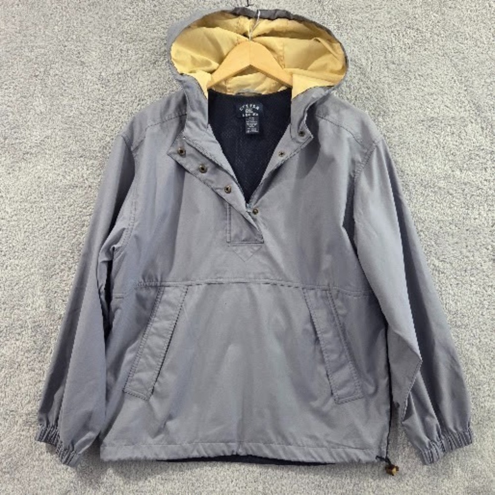 Cutter & Buck Vtg Kangaroo Pocket Hood‎ Anorak Pullover Jacket Women's Medium